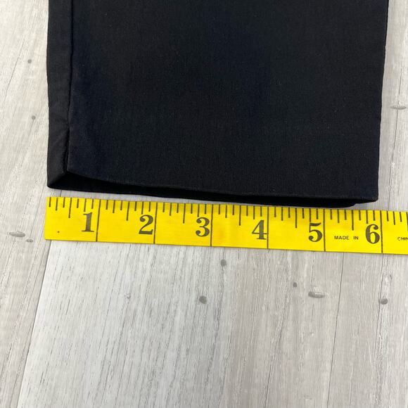 Harve Benard Black Pull On Stretchy Straight Leg Work Dress Pants 10 - Picture 10 of 10